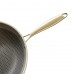 Stainless Steel Non-Stick Frying Pan – 32cm Honeycomb Skillet with Stay-Cool Handle, Induction Compatible, Scratch Resistant & Dishwasher Safe Cooking Pan